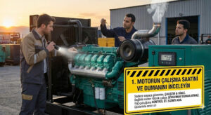 Jenerator kontrol calisma saati