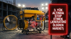 Jenerator stop etmek tehlike