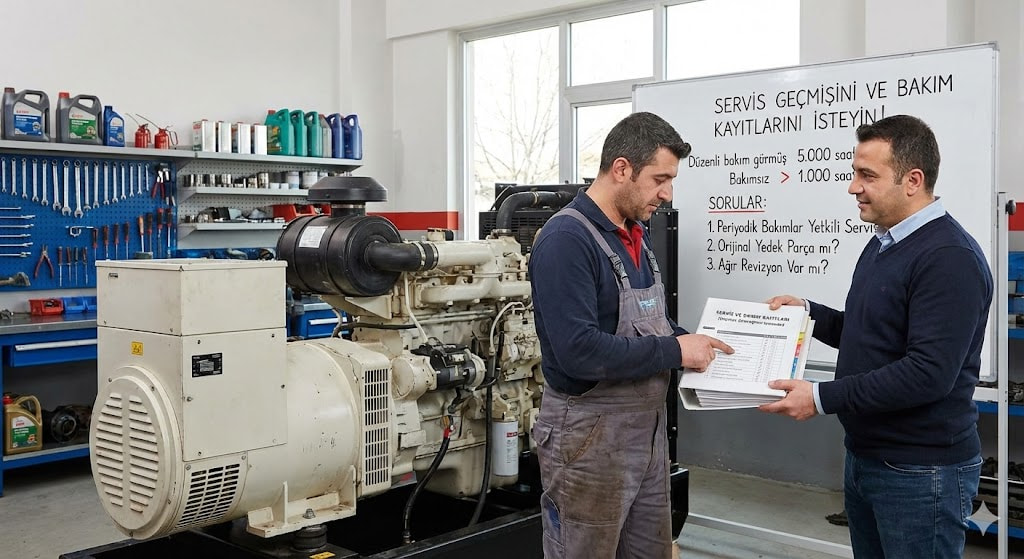 jenerator duzenli bakim